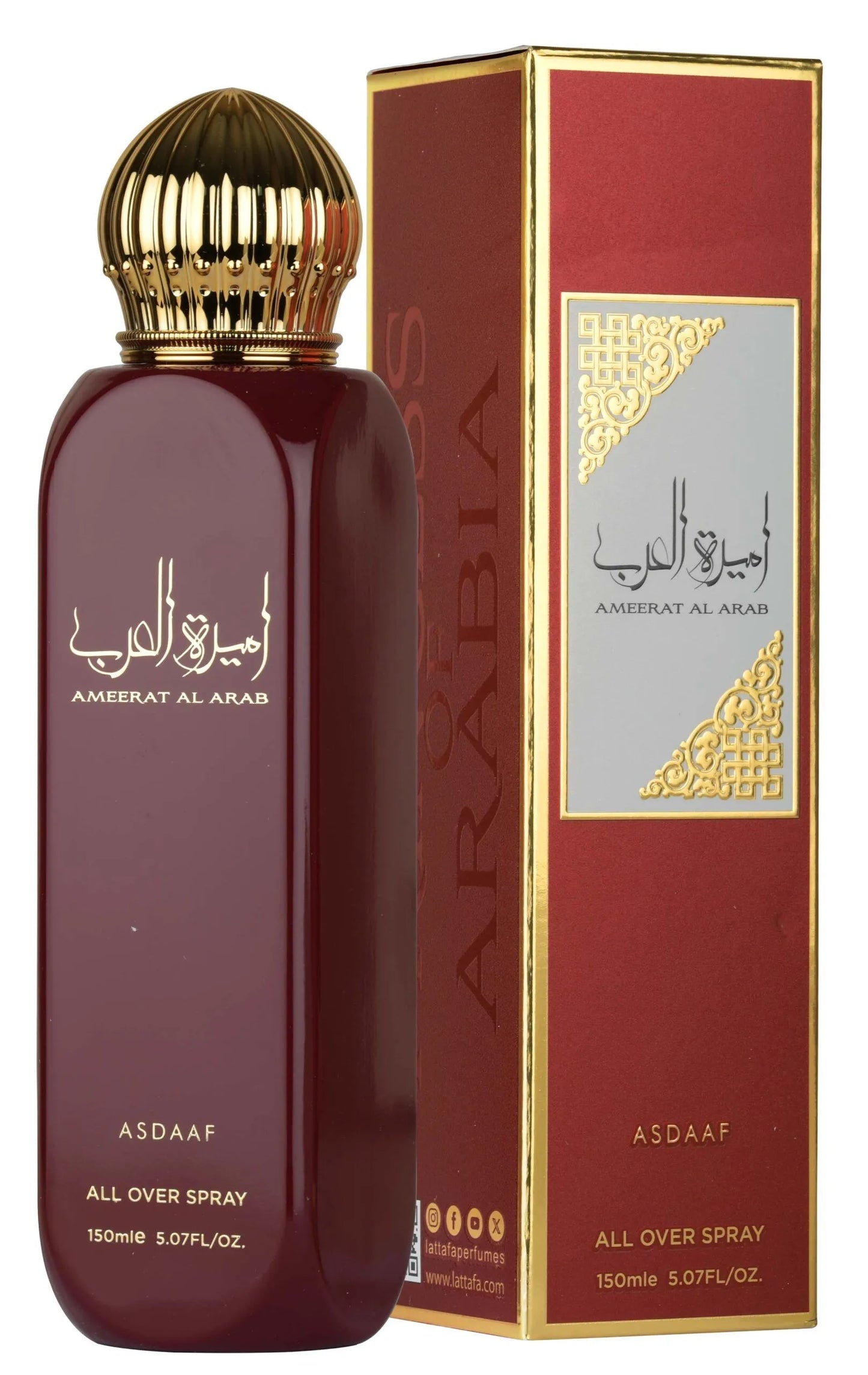 Ameerat Al Arab All Over Spray – Brume parfumée - 150 ml