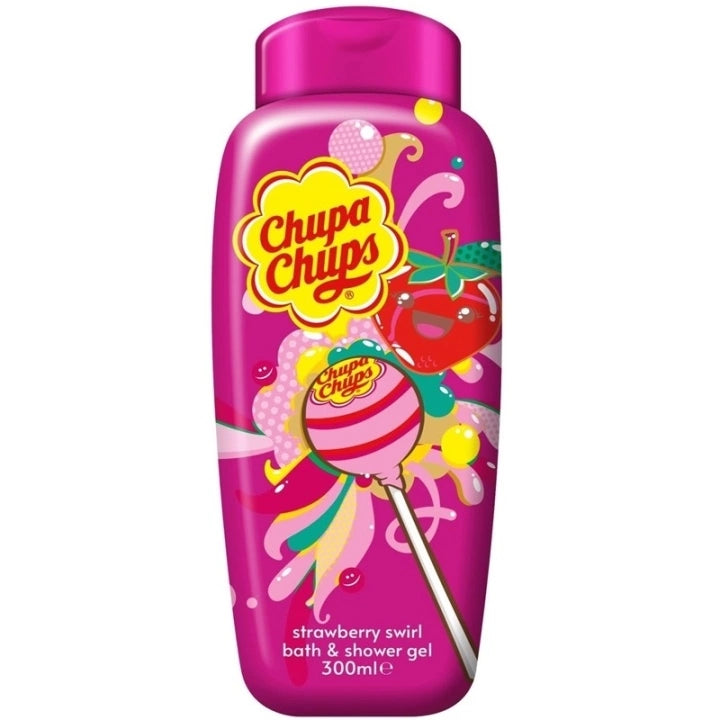 Gel douche Chupa Chups - Strawberry swirl - 300ml