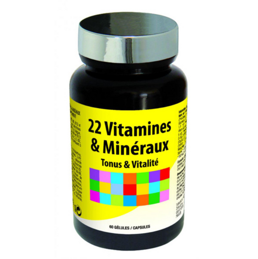 Nutriexpert - 22 vitamines et minéraux - 60 Gélules végétales
