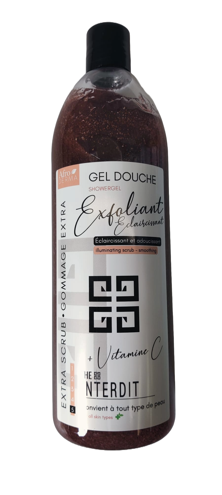 Gel Douche Exfoliant - The Interdit + Vitamine C - 1L
