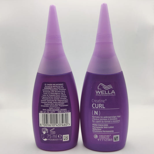 2 Réducteur permanente Curl (N) - Cheveux normaux à résistants - 2x75ml