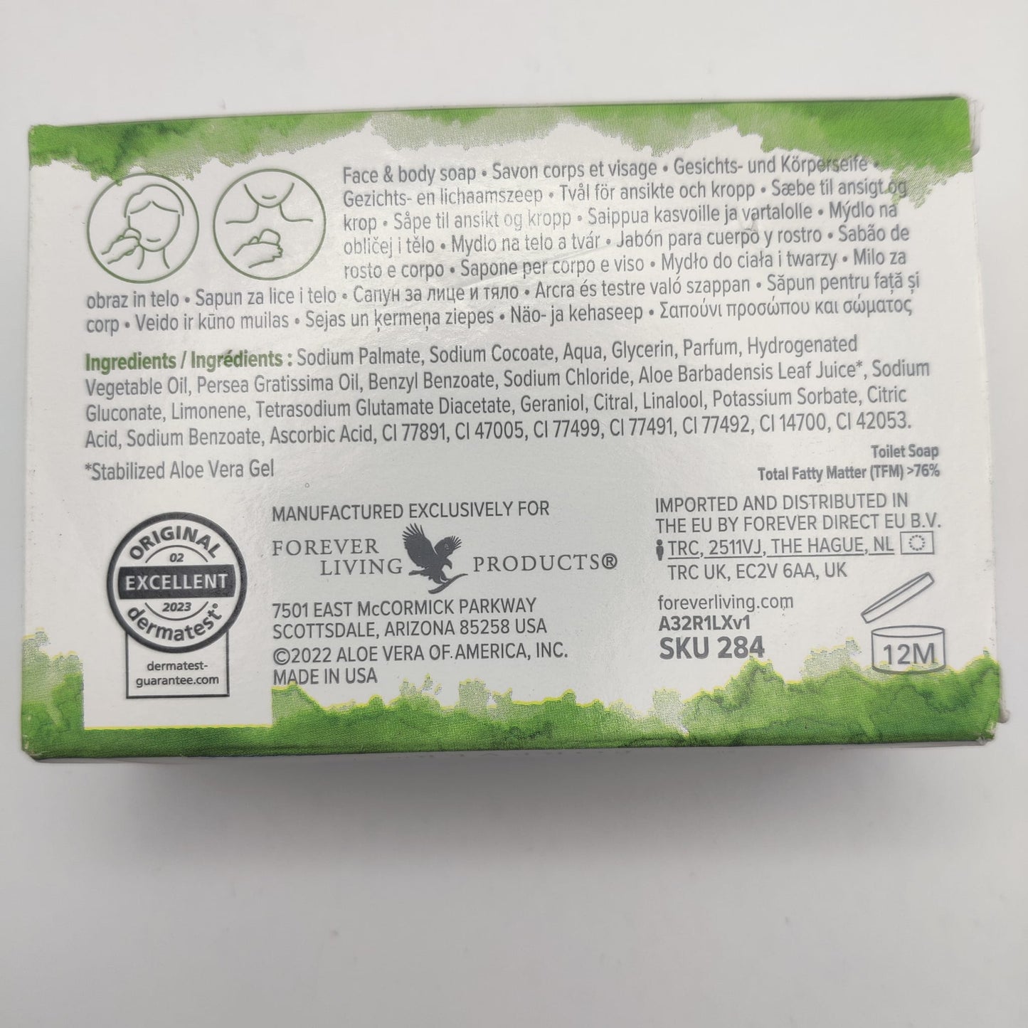 Forever - Lot de 3 Aloe Avocado Face & Body Soap - 3x 142g