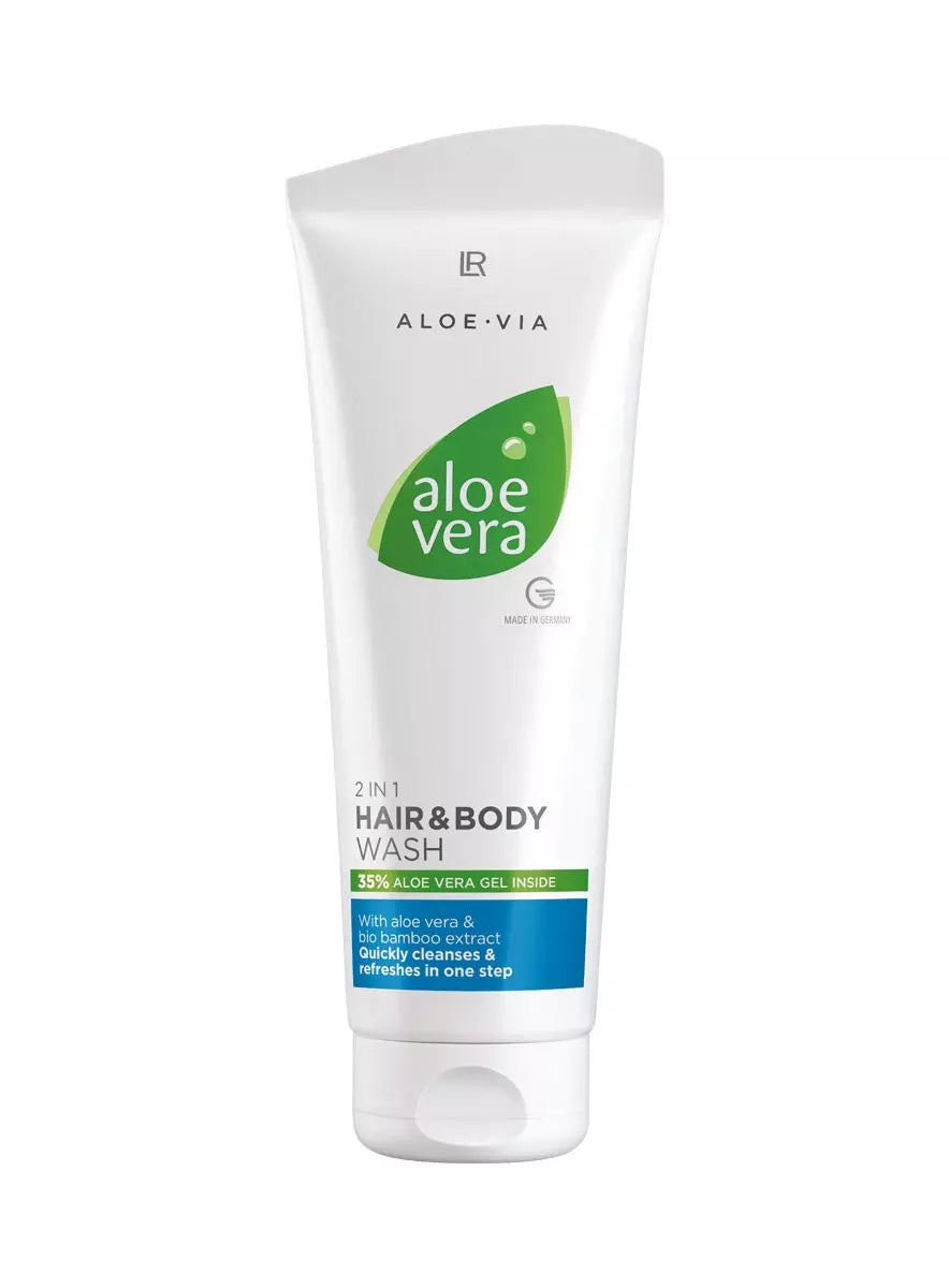 Shampoing Aloe Vera 2 en 1 Cheveux & Corps - 250ml