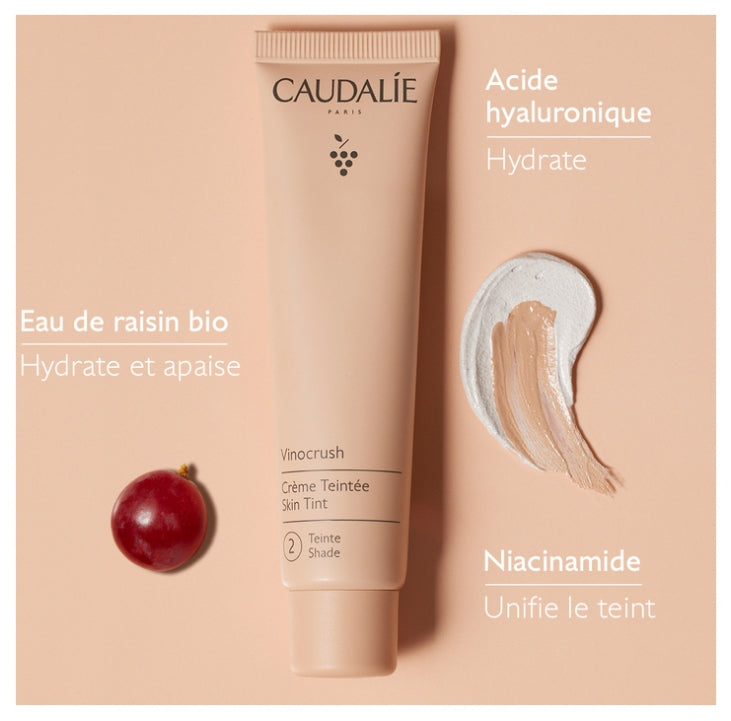 Caudalie - Vinocrush Crème Teintée - Teinte 2 - 30 ml