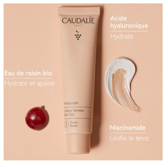 Caudalie - Vinocrush Crème Teintée - Teinte 2 - 30 ml