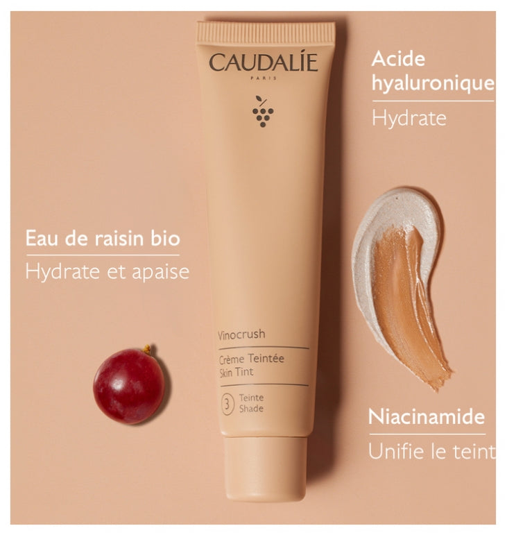 Caudalie - Vinocrush Crème Teintée - Teinte 3 - 30 ml