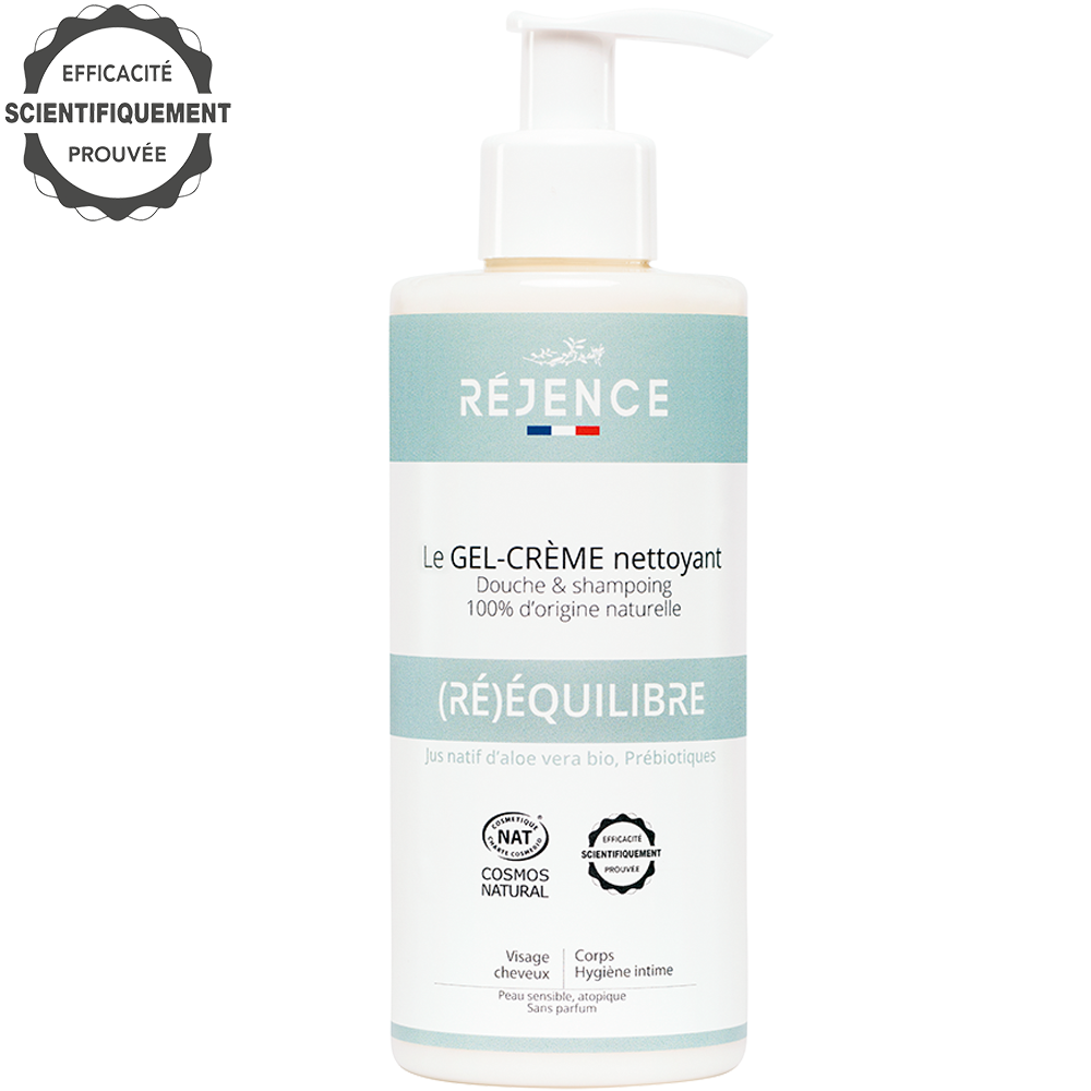 Crème lavante bio pour peau sensible atopique - 400ml