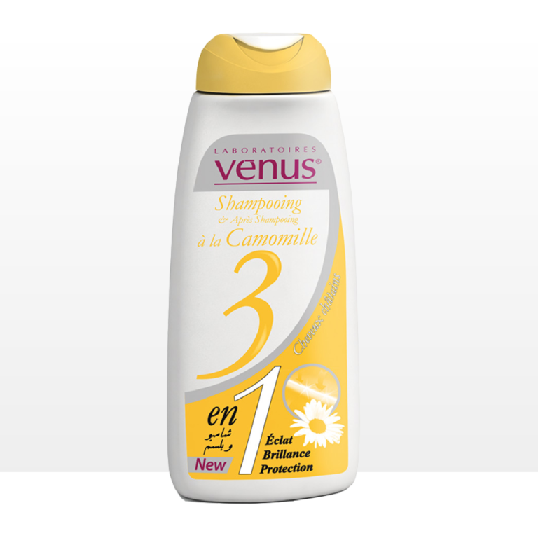 Vénus 3 en 1 à la Camomille - Shampoing 3 en 1 - 250ml