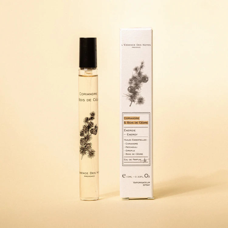 Eau de parfum Coriandre & Bois de Cèdre – 10 ml L'Essence Des Notes