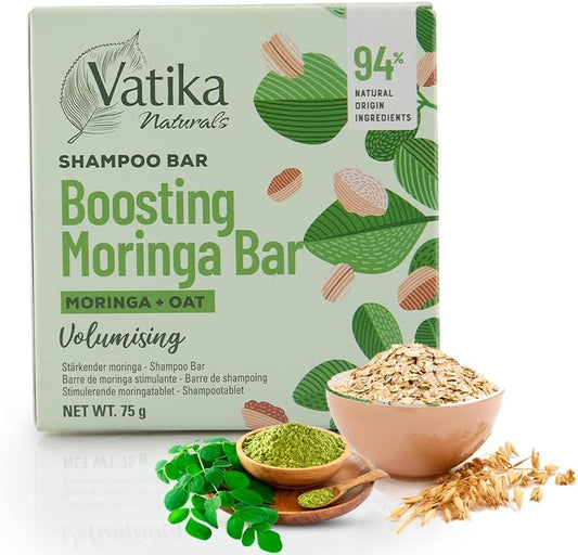 Vatika Naturals - Shampoing solide réparateur naturel " Boosting Moringa Bar" - 75g