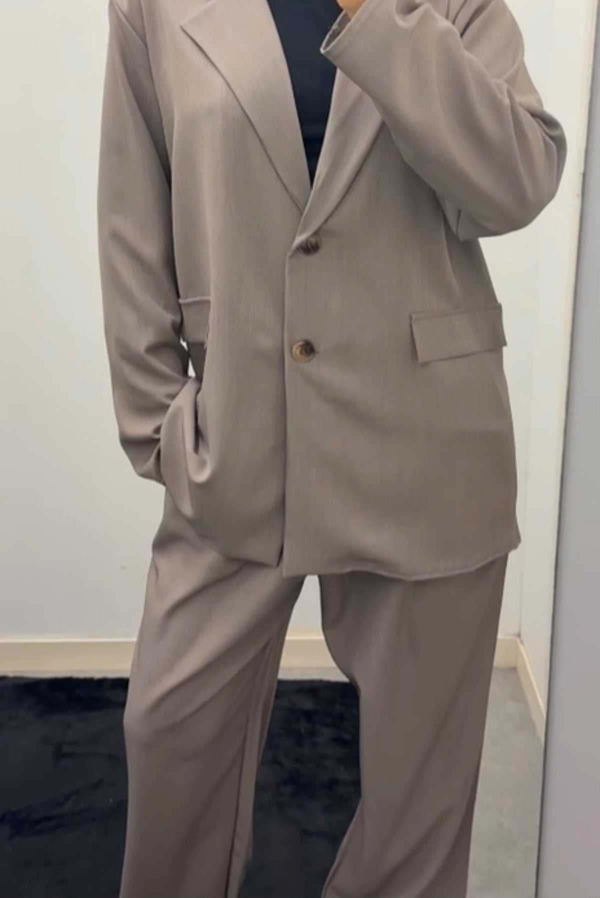 Ensemble tailleur oversize