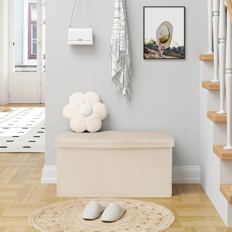 Banc Coffre de Rangement -  76x37cm