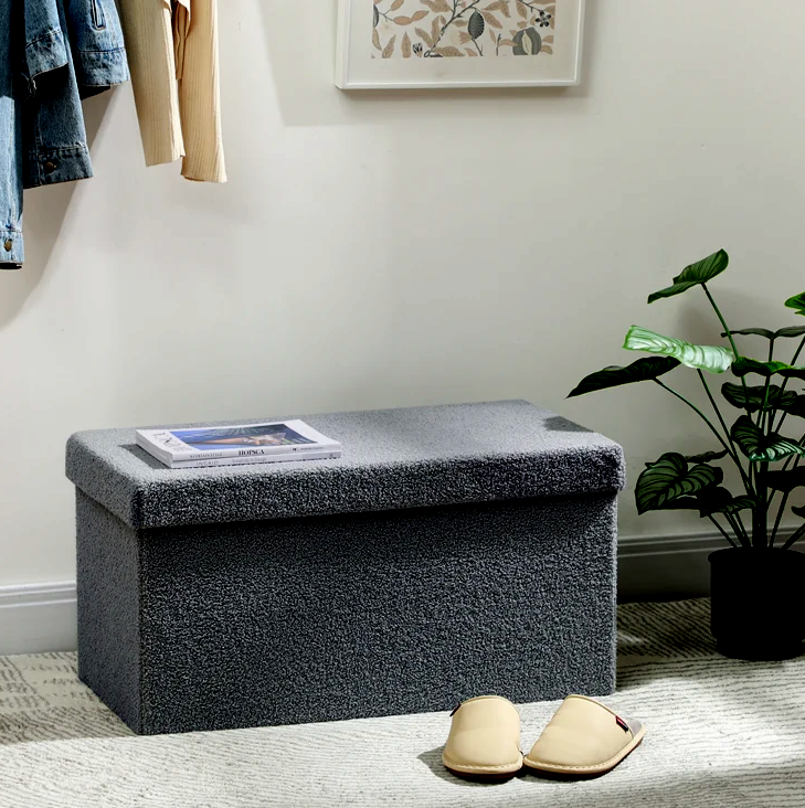 Banc Coffre de Rangement -  76x37cm