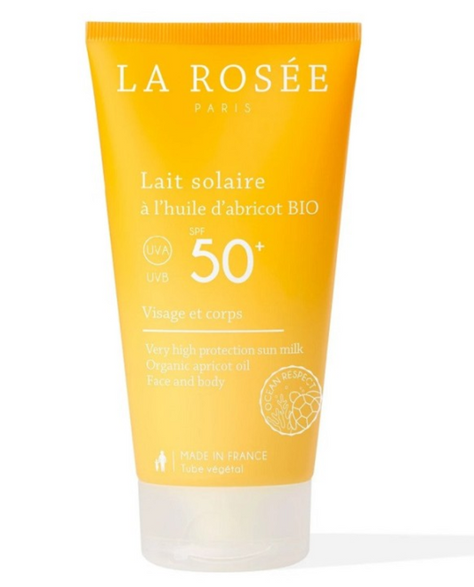 La rosée paris - lait solaire SPF50 à l'huile d'abricot BIO - 150ml