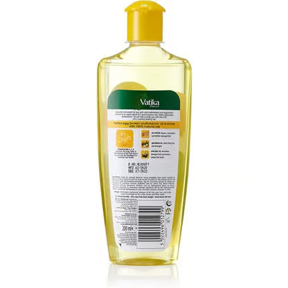 Vatika - Huile Capillaire Nourrissante enrichie à la Protéine d’Œuf – 200 ml