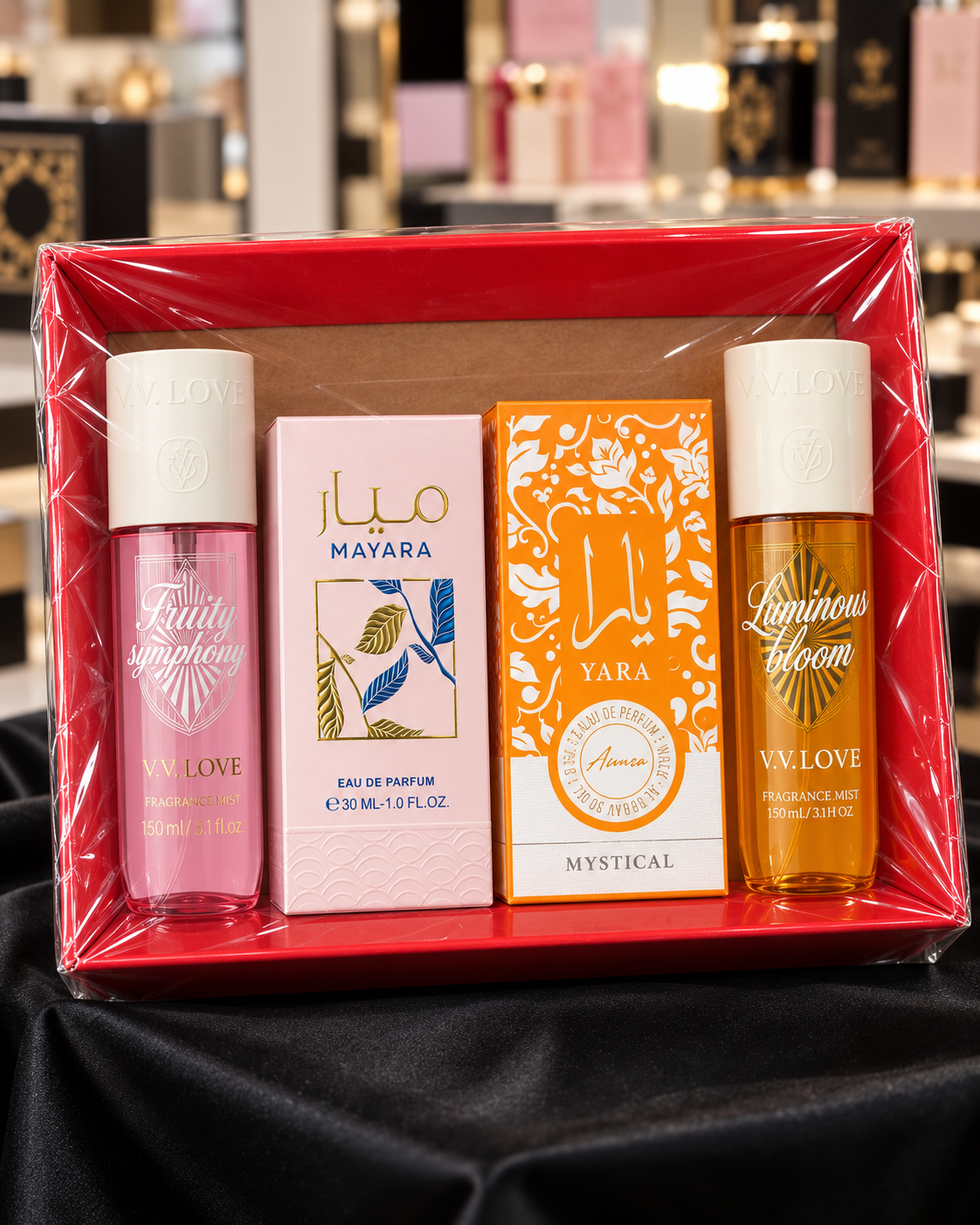 Coffret Cadeau personnalisé - 2x Parfums dubaï 30ml + 2 Brume