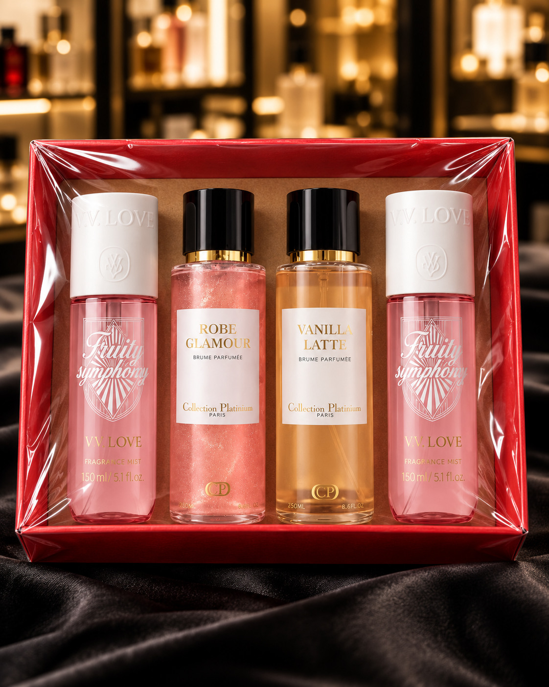 Coffret Cadeau personnalisé - 4x Brumes