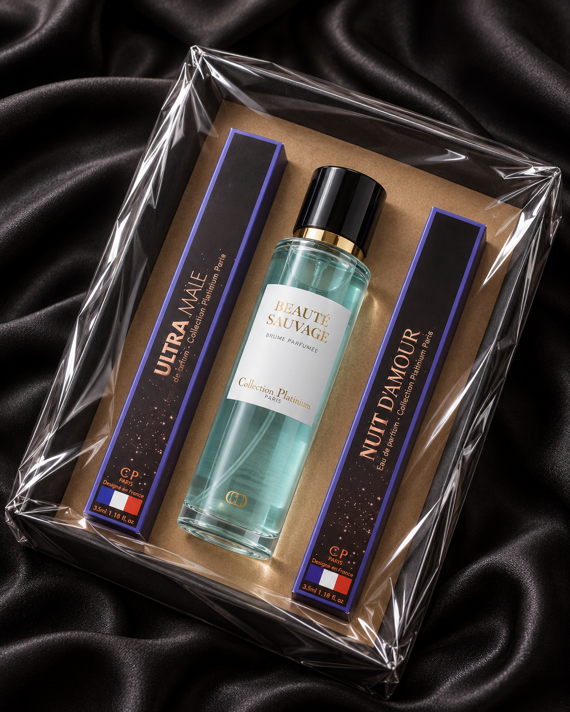 Coffret Cadeau personnalisé - 2x Parfums de Poche + Brume