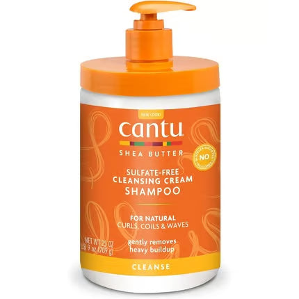 Shampooing Crème Nettoyante Sans Sulfate au Beurre de Karité – 709 g