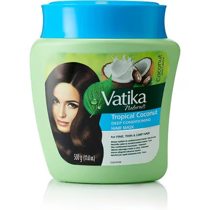 Vatika - Masque Capillaire au Coco Tropical & Multivitamines – 500 g