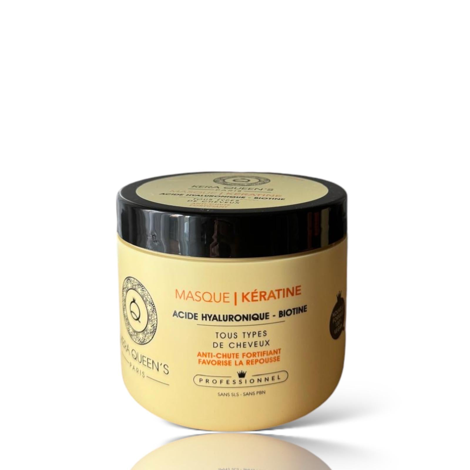 Rituel Kératine Acide Hyaluronique et Biotine - Shampoing 500ml + Masque 500ml + Sérum 100ml