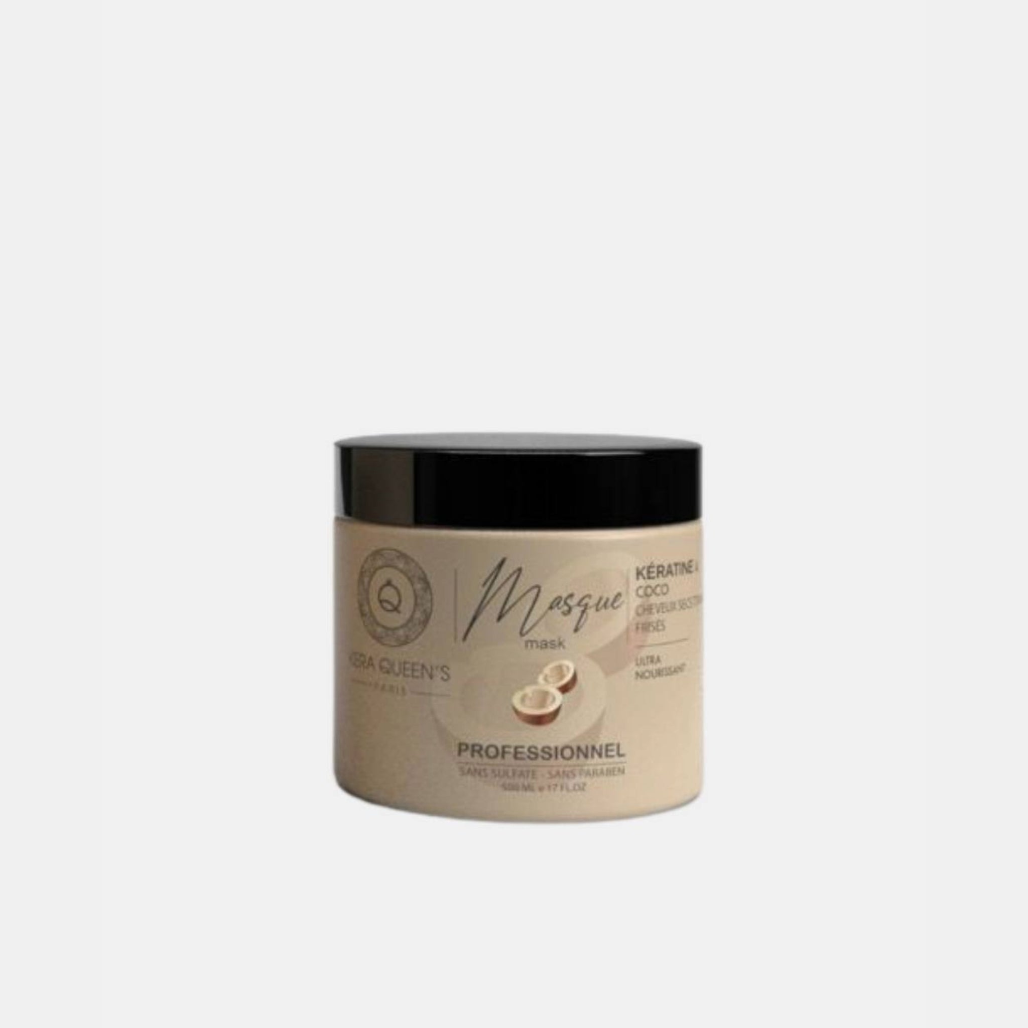 Rituel Kératine et Coco - Shampoing 500ml + Masque 500ml + Sérum 100ml