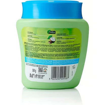Vatika - Masque Capillaire au Coco Tropical & Multivitamines – 500 g