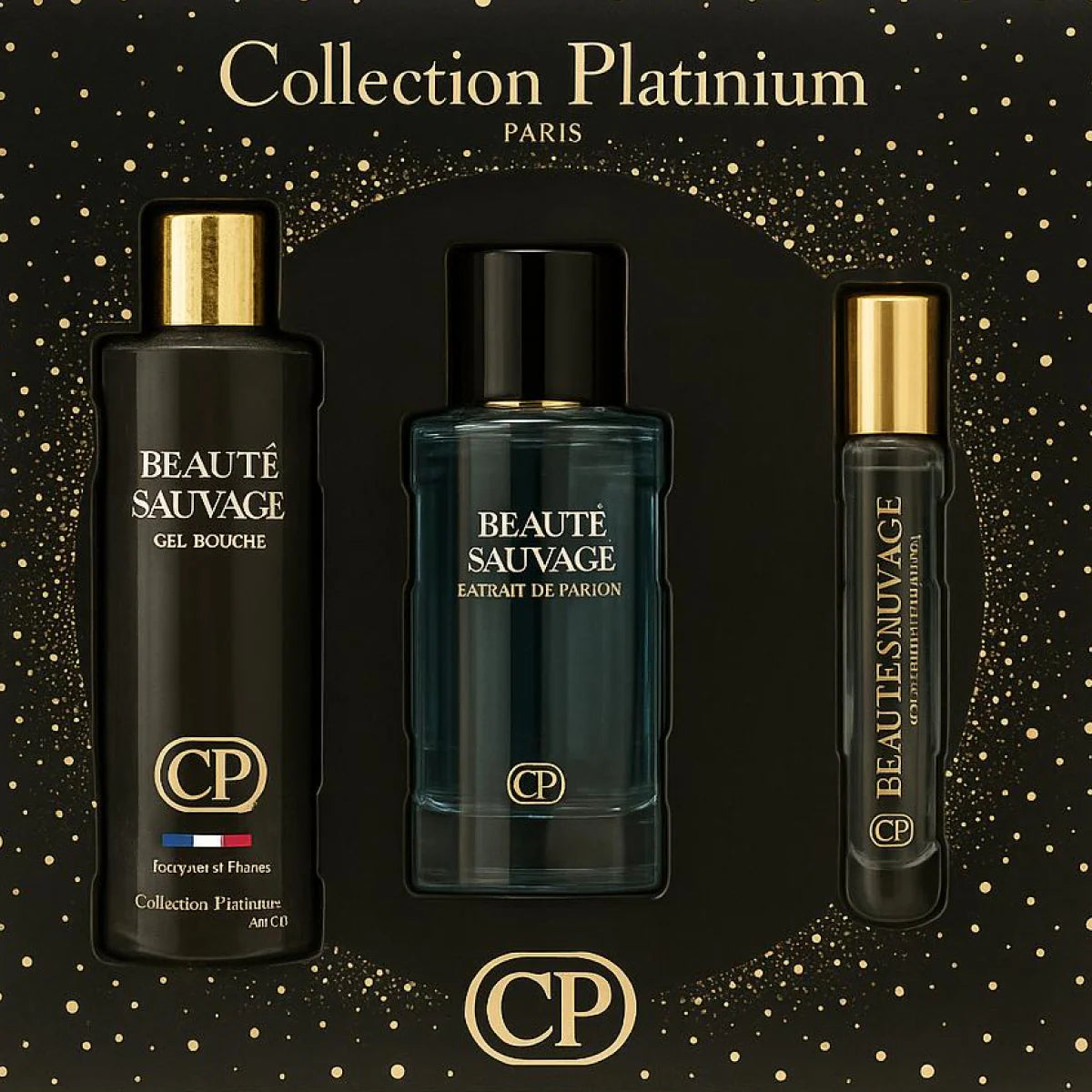 Coffret Les Essentiels - Beauté Sauvage - Parfum 100ml + Parfum 10ml + Gel Douche 250ml