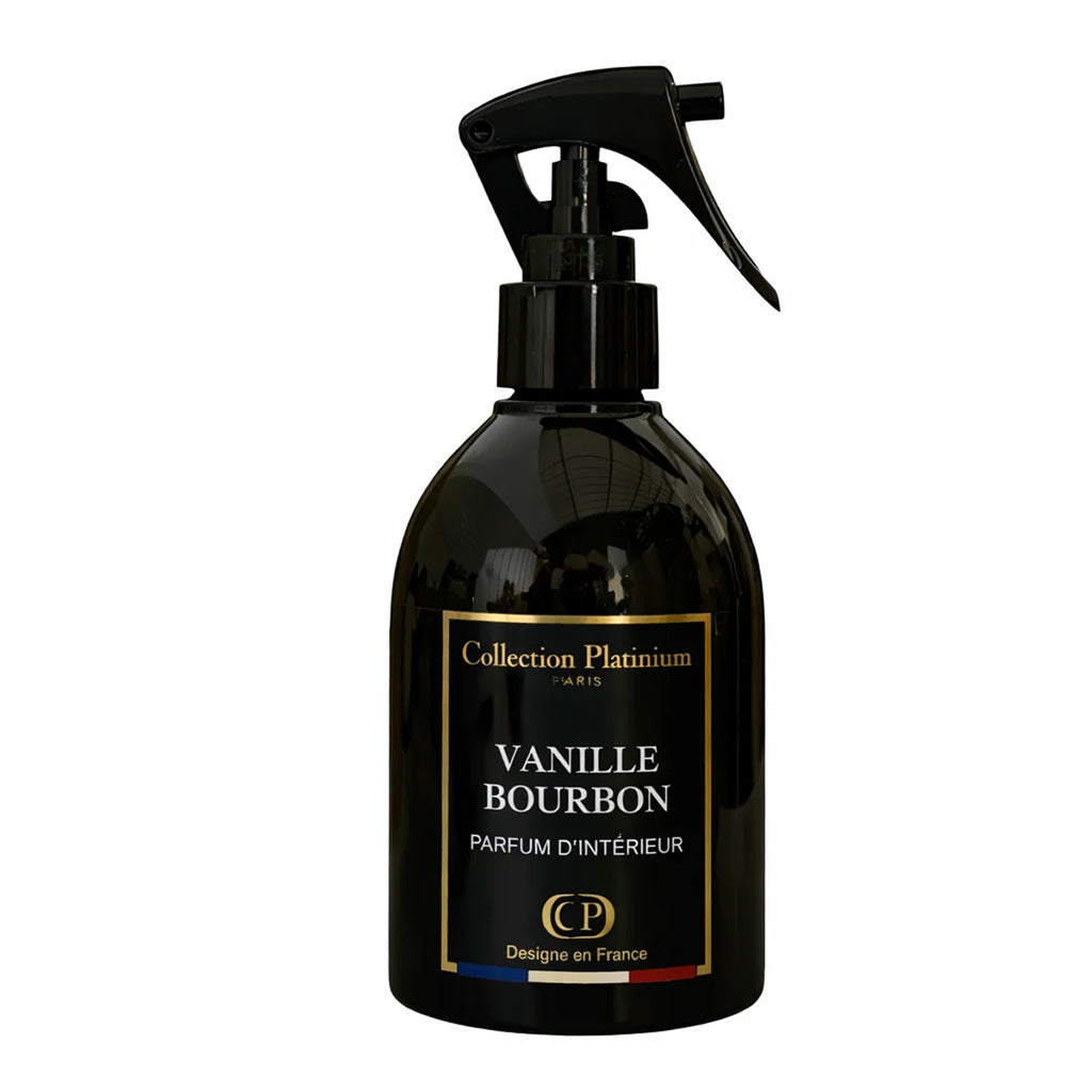 Spray textile Vanille Bourbon – 250 ml Collection Platinium