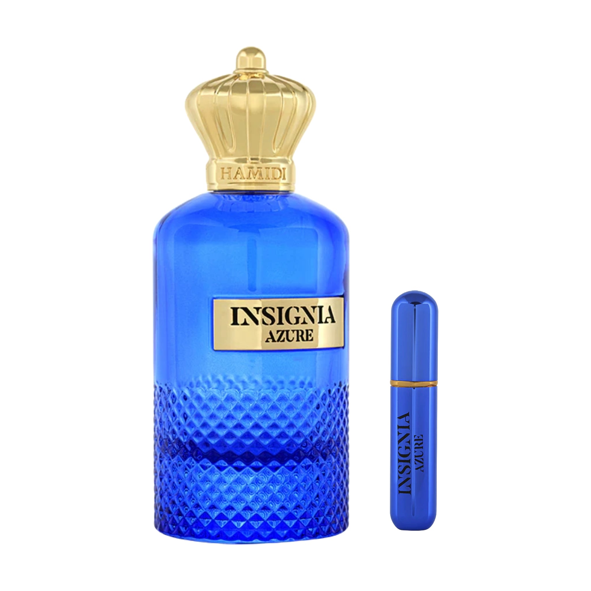 Parfum de poche INSIGNA – Azure – de poche rechargeable – 105 ml Hamidi