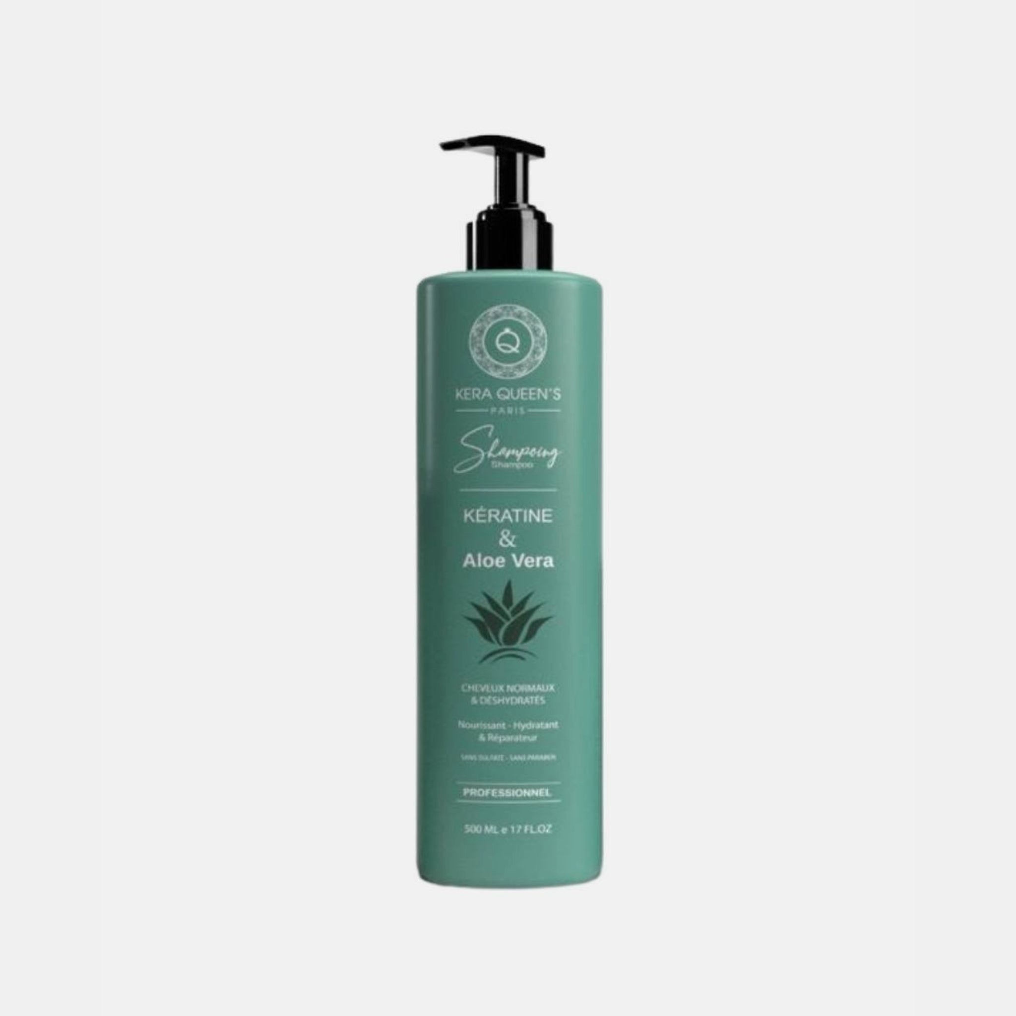 Rituel Kératine et Aloe Vera - Shampoing 500ml + Masque 500ml + Sérum 100ml