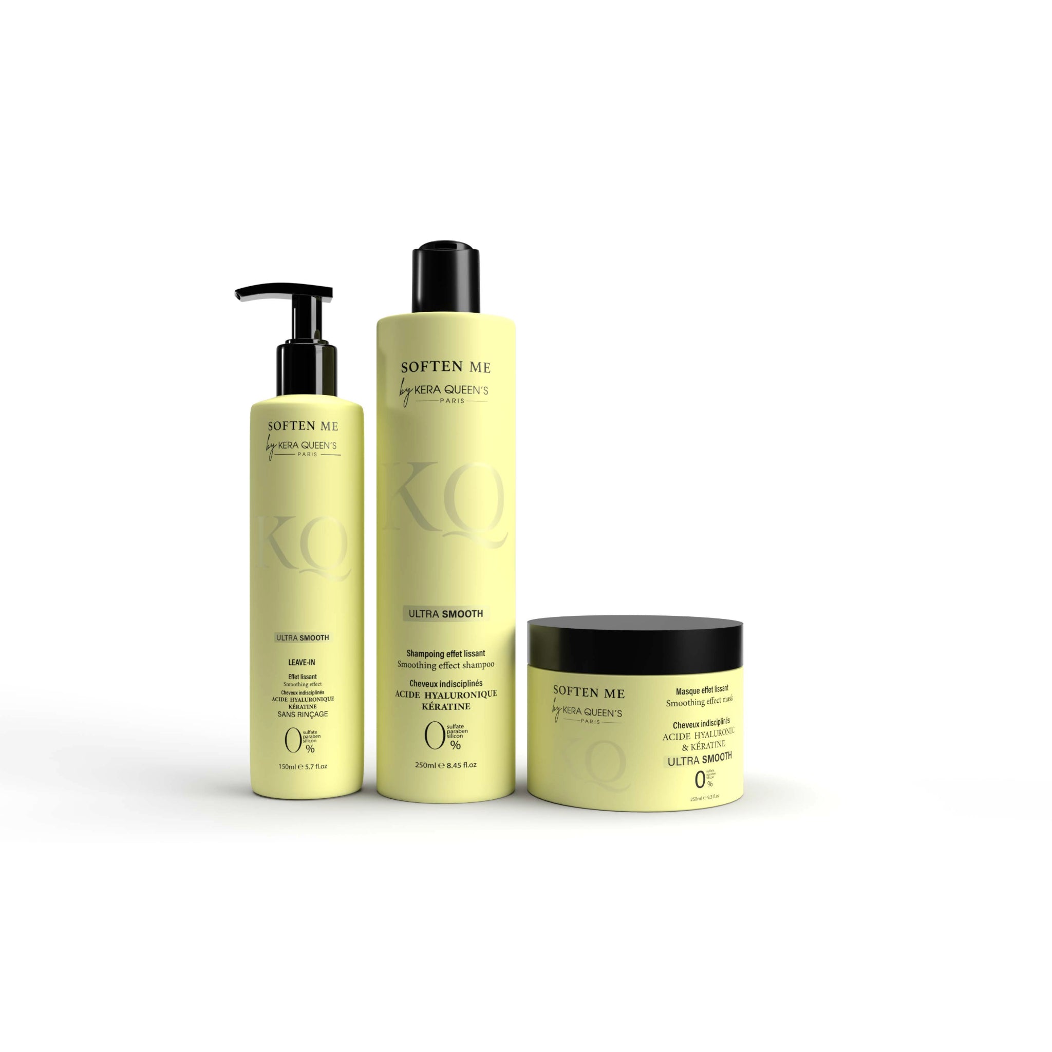 Soften me Ultra smooth 250 ml + 250 ml + 150 ml Kera Queen's