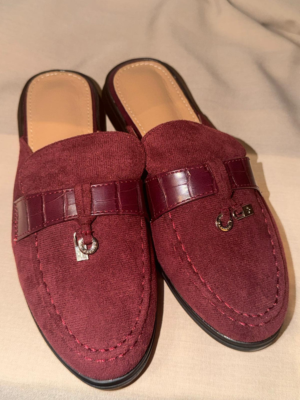 Mules mocassin ouvertes