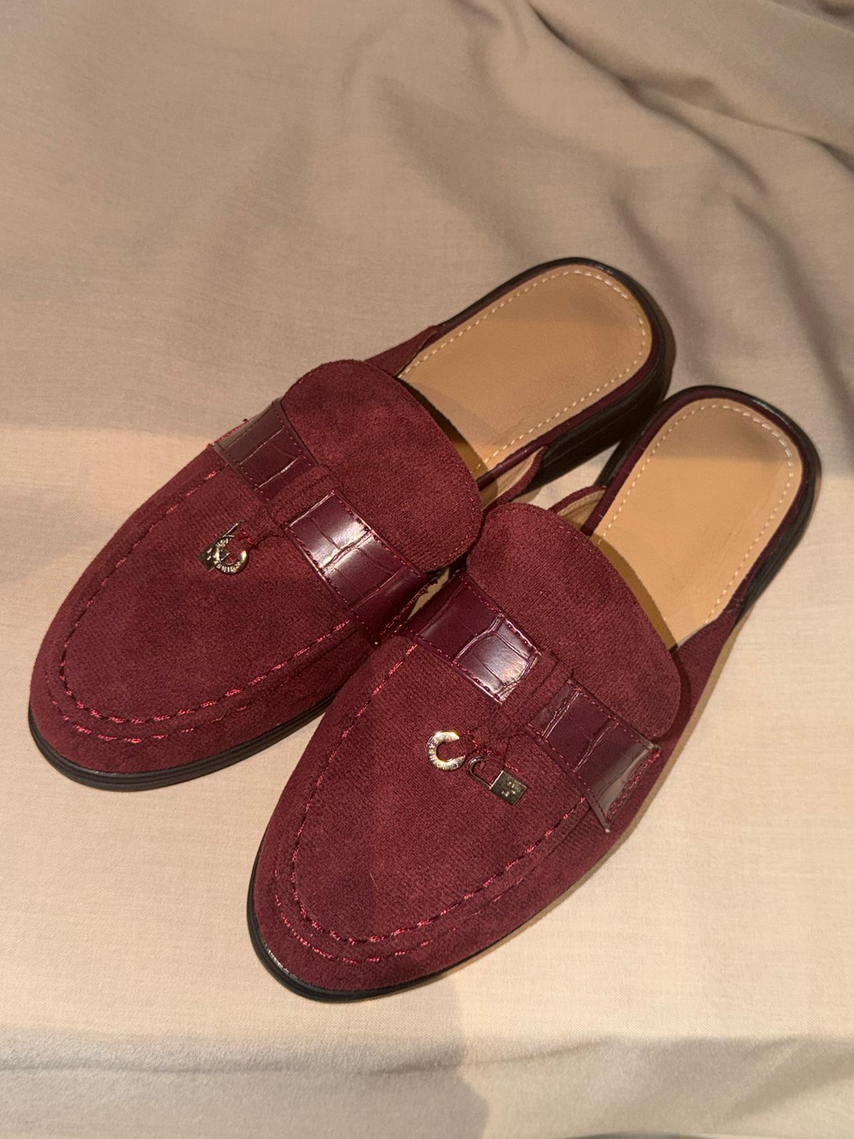 Mules mocassin ouvertes