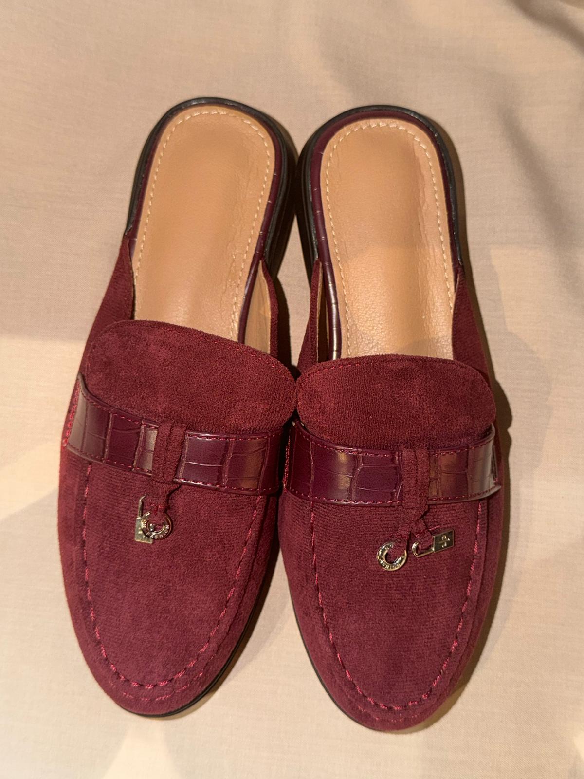 Mules mocassin ouvertes