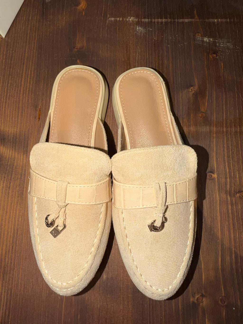 Mules mocassin ouvertes