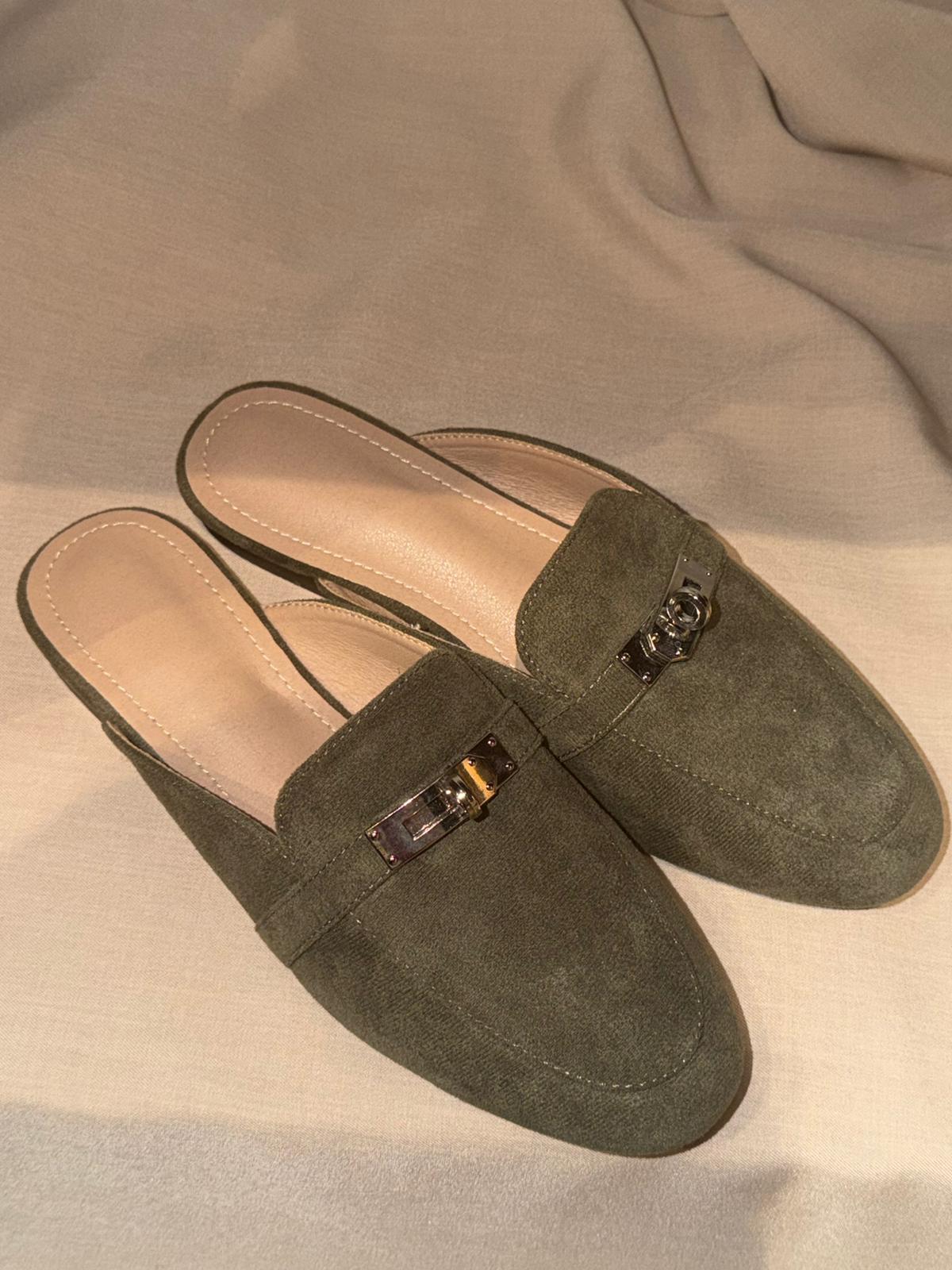 Mules mocassin ouvertes