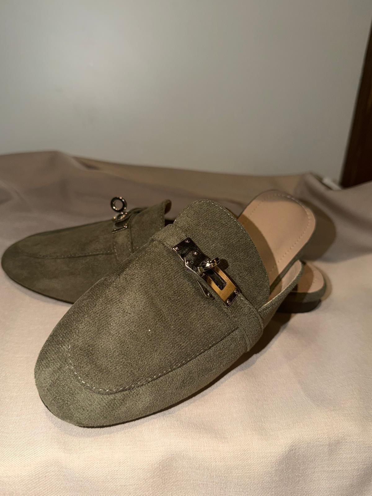 Mules mocassin ouvertes