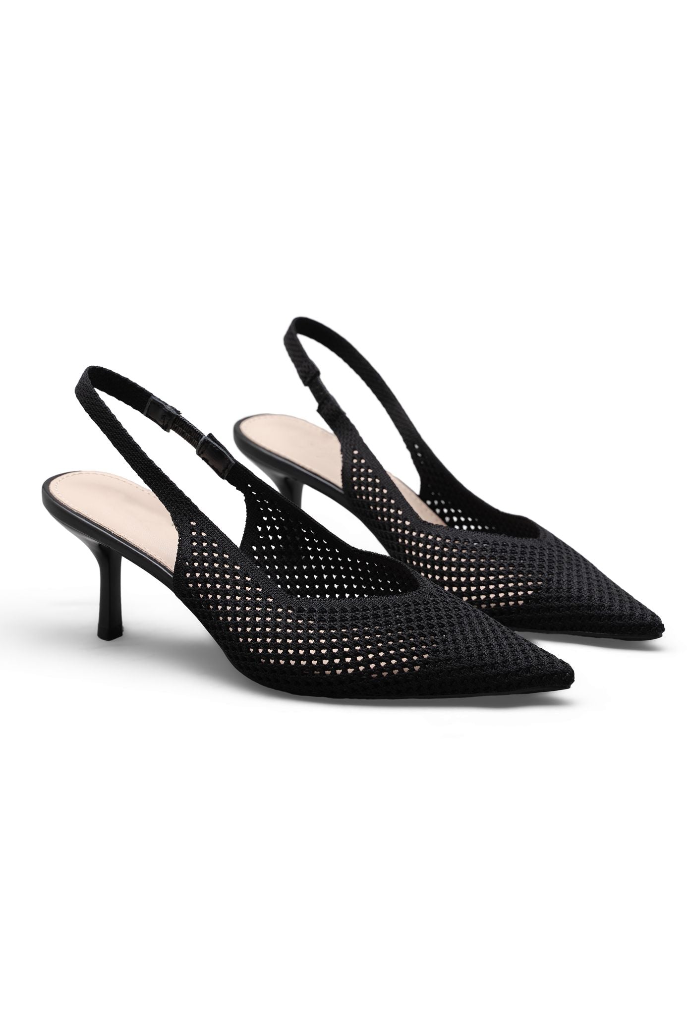 Escarpins en maille