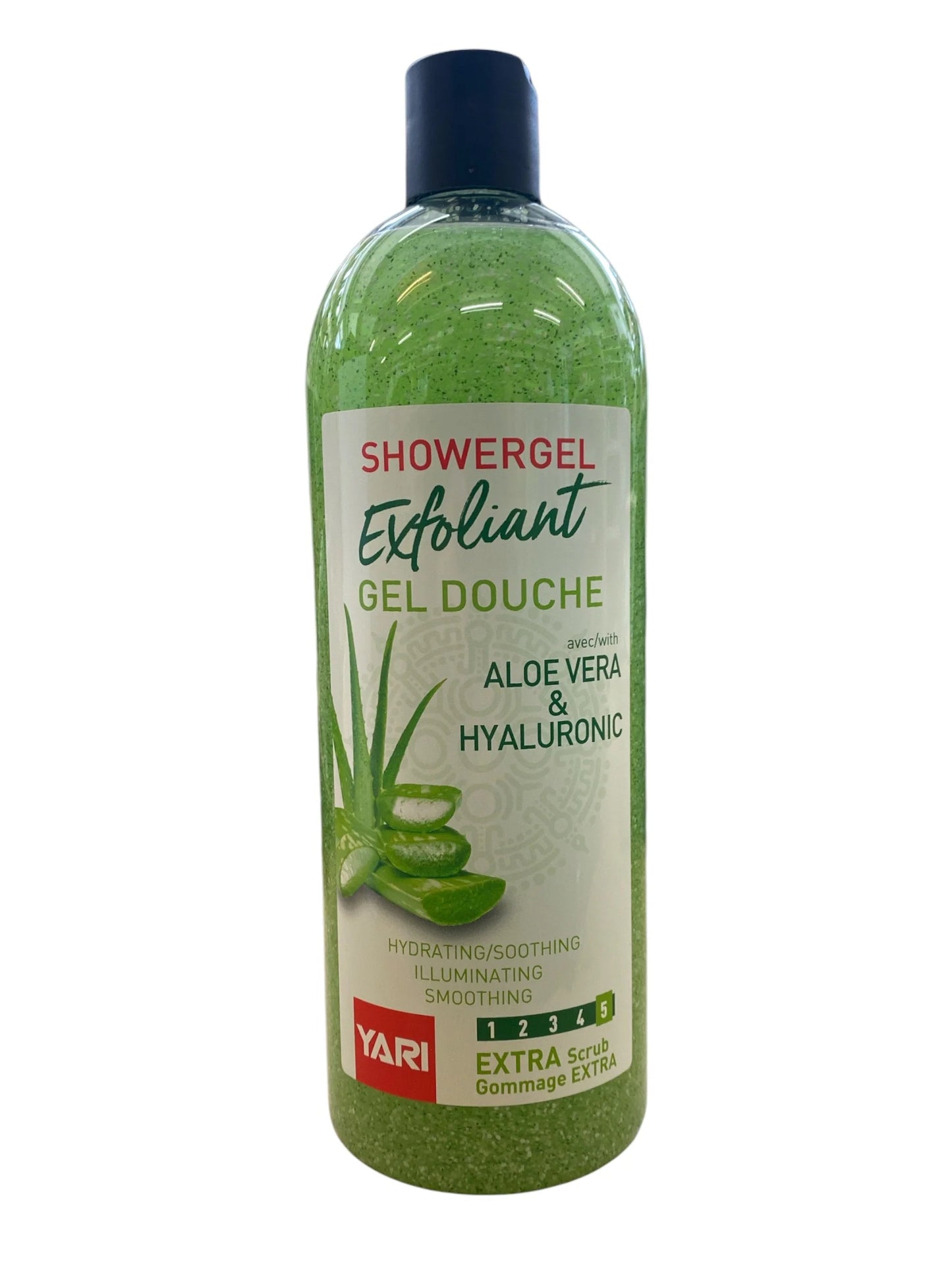 Gel Douche Exfoliant - Aloe verra et Acide Hyaluronique - 1L