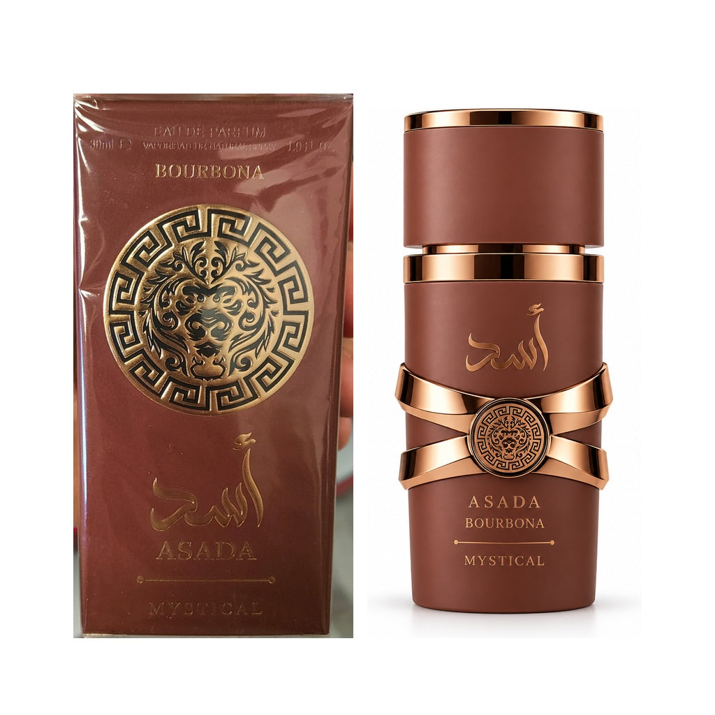 Asada Bourbona Mystical 30 ml - produit et boîte sur fond blanc