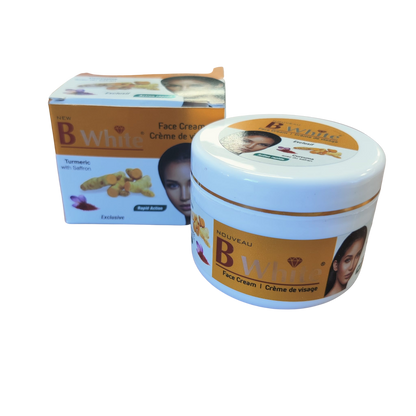 Crème de visage B White - Curcuma avec safran