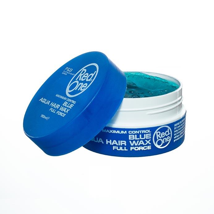 Pot de cire coiffante bleue RedOne effet mouillé 150 ml