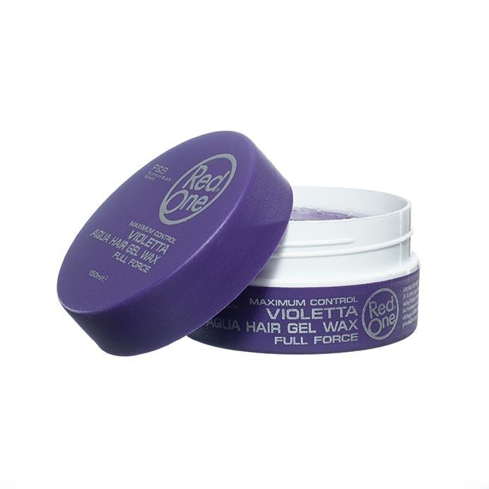 Pot de cire coiffante violette RedOne effet mouillé 150 ml
