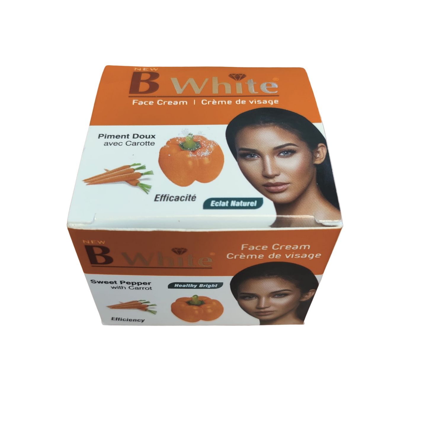 Crème de visage B White - Piment doux avec carotte