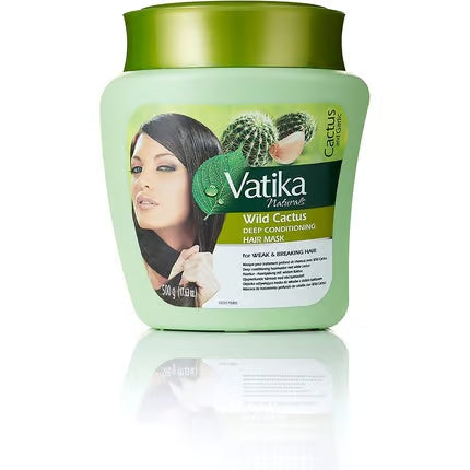 Vatika Naturals Masque Capillaire au Cactus Enrichi en Multivitamines – 500 g