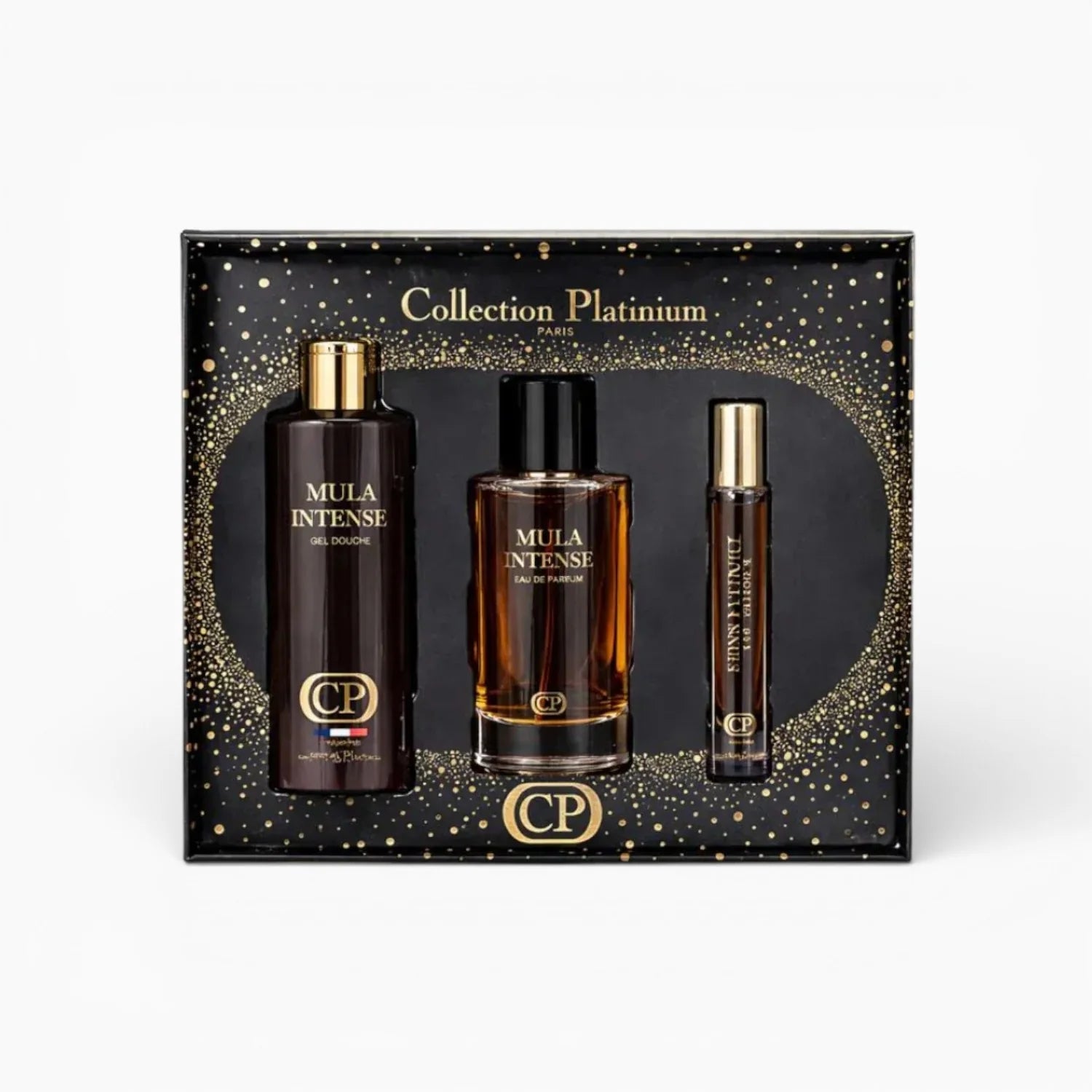 Coffret Les Essentiels - Mula Intense - Parfum 100ml + Parfum 10ml + Gel Douche 250ml