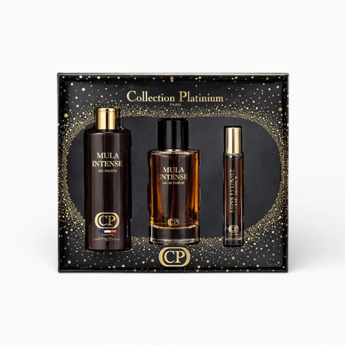 Coffret Les Essentiels - Mula Intense - Parfum 100ml + Parfum 10ml + Gel Douche 250ml