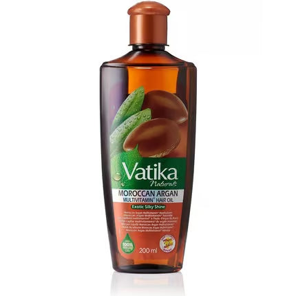 Vatika - Huile Capillaire Enrichie à l’Argan – 200 ml