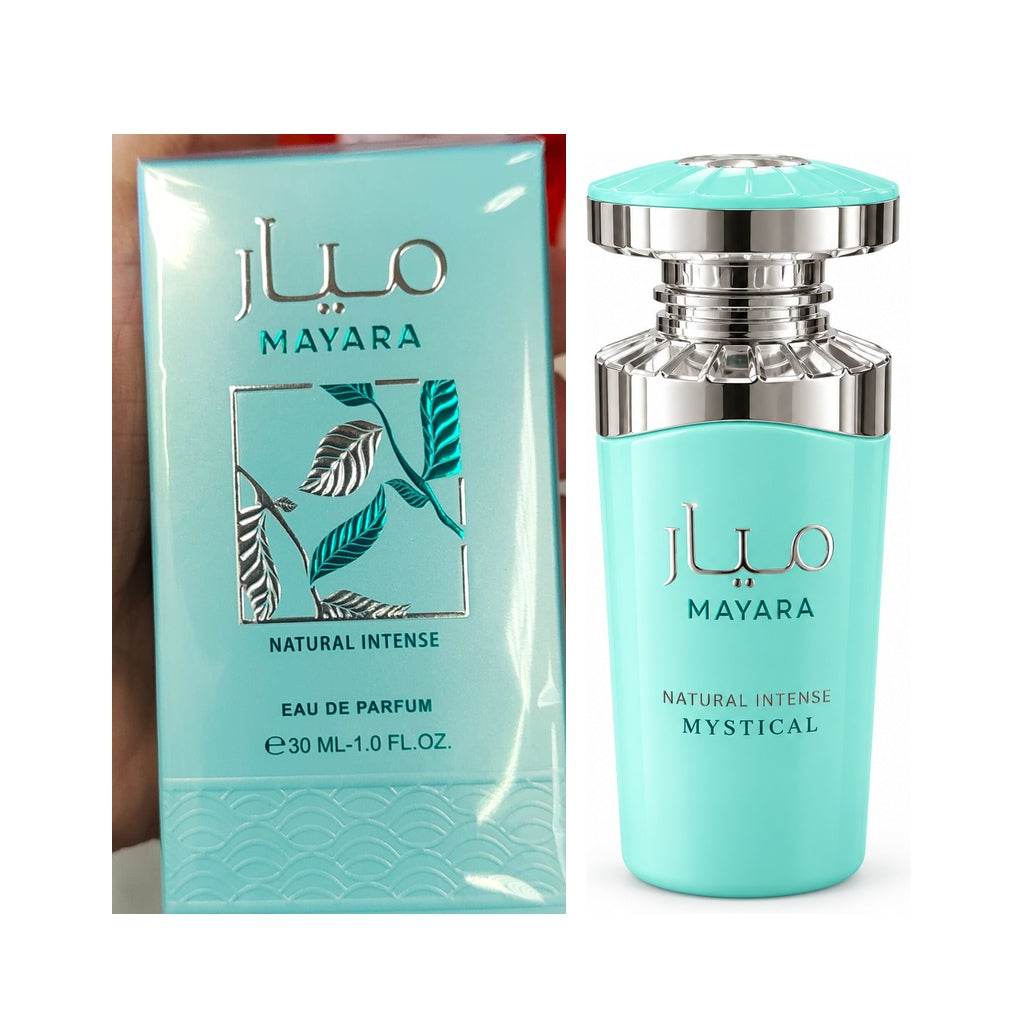 Mayara Natural Intense Mystical 30 ml - produit et boîte sur fond blanc